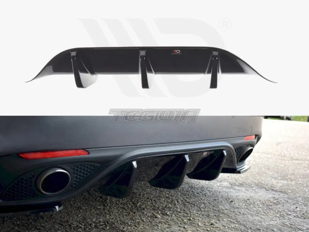 Maxton Design Rear Diffuser Alfa Romeo Giulia Veloce 15-19