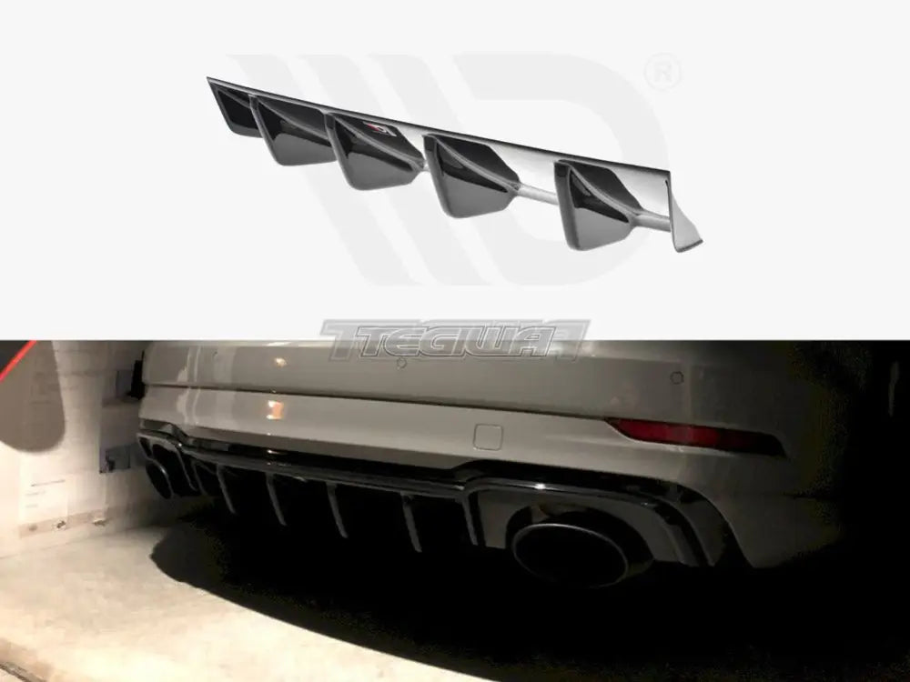 Maxton Design Rear Diffuser Audi RS3 8V Facelift Sedan 2017-20