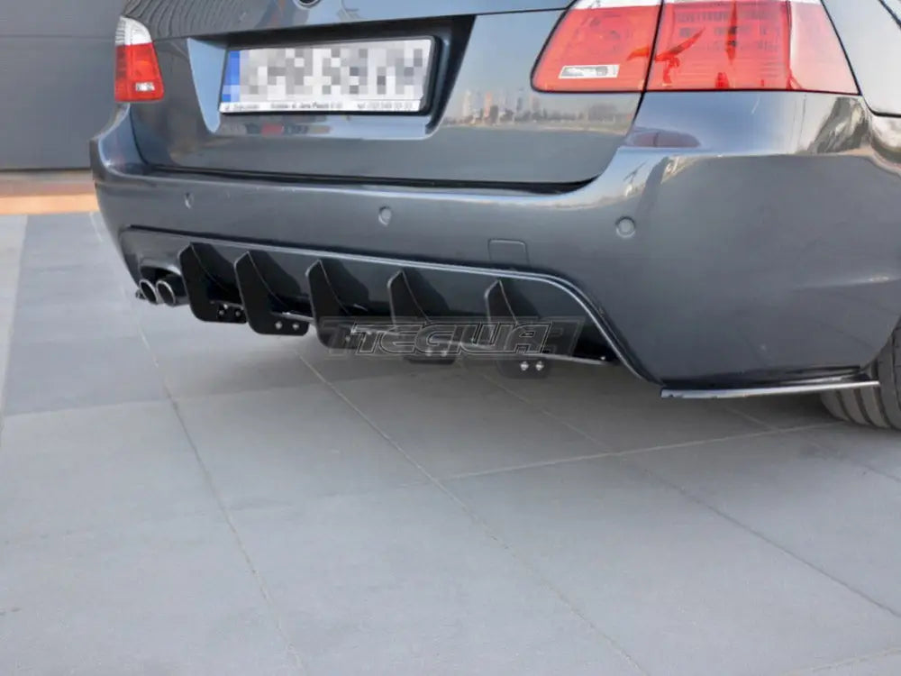 Maxton Design Rear Diffuser BMW 5-Series E61 Touring Wagon M-pack 09-10