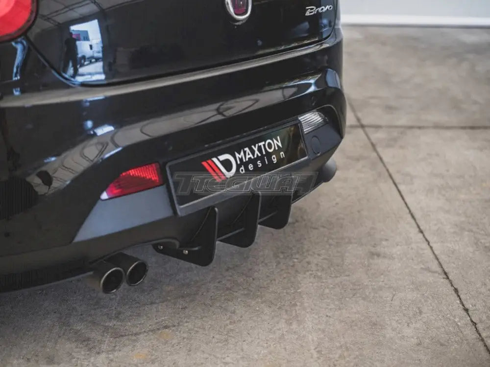 Maxton Design Rear Diffuser Fiat Bravo Sport MK2 09-14