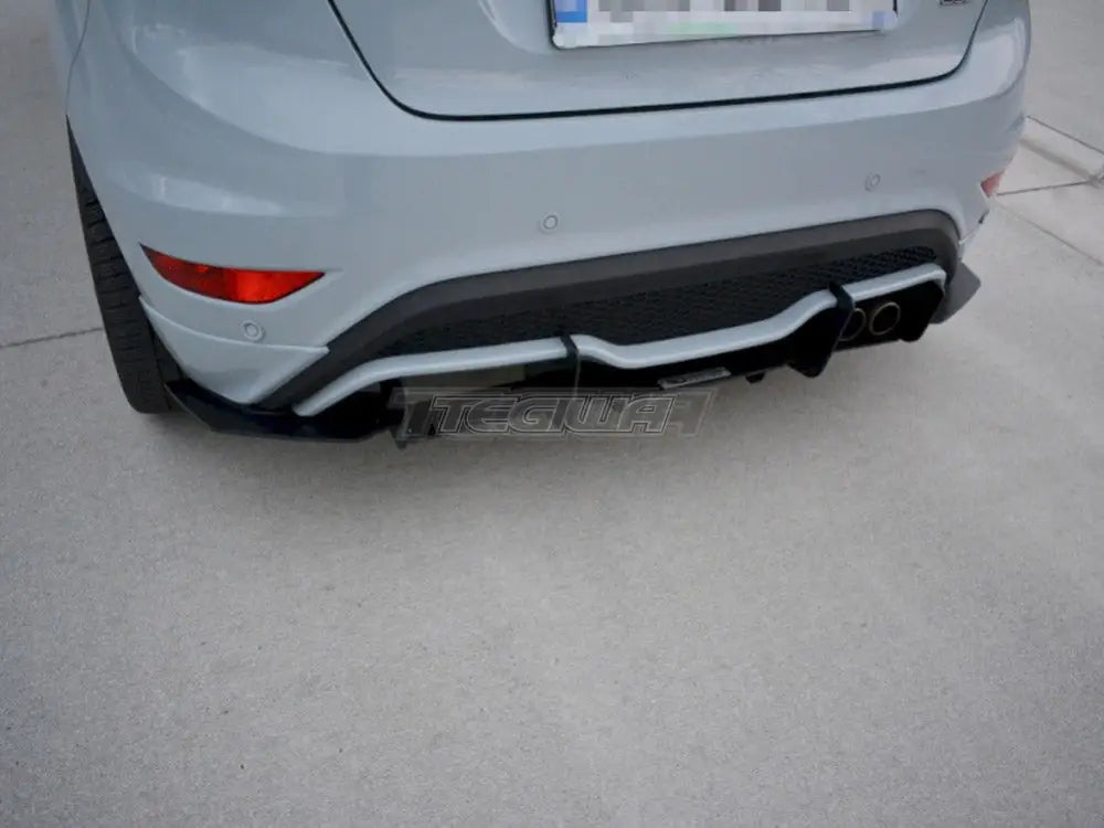 Maxton Design Rear Diffuser Ford Fiesta MK7 ST Facelift 01-17