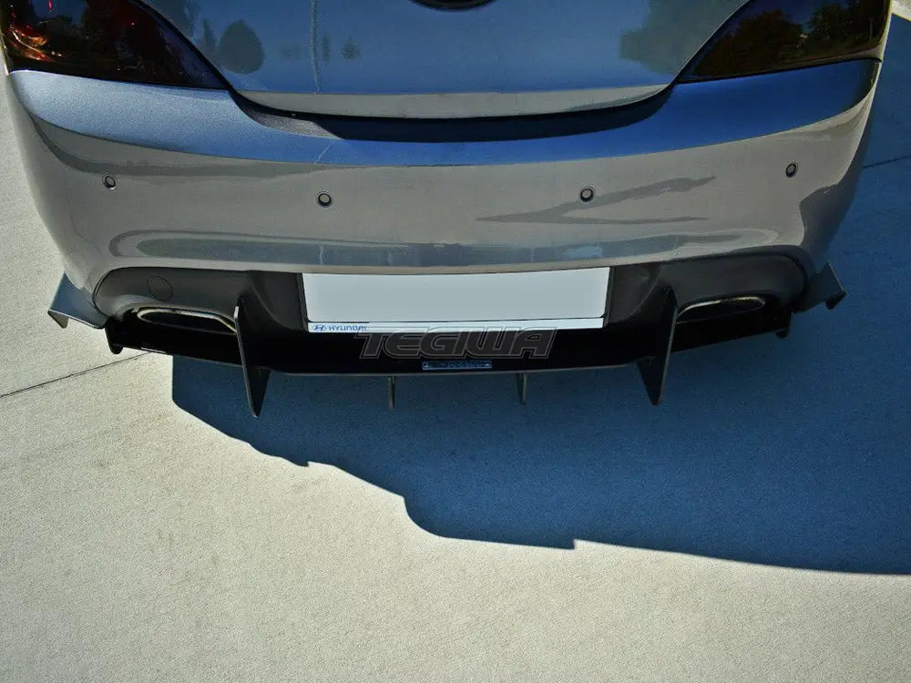 Maxton Design Rear Diffuser Hyundai Genesis MK1 Coupe 09-12