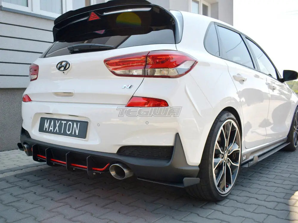 Maxton Design Rear Diffuser Hyundai I30 MK3 N 01-20