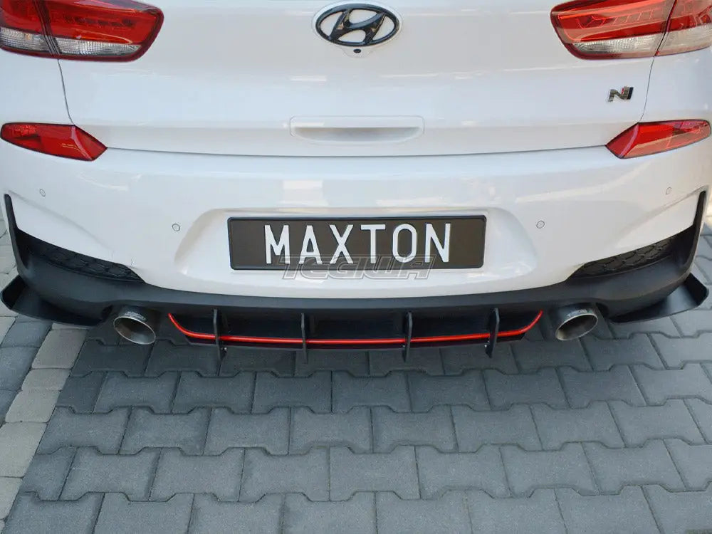 Maxton Design Rear Diffuser Hyundai I30 MK3 N 01-20