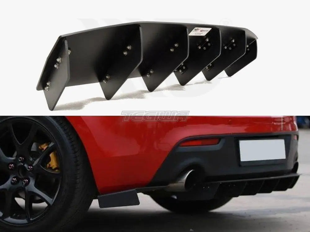 Maxton Design Rear Diffuser Mazda 3 MK2 MPS