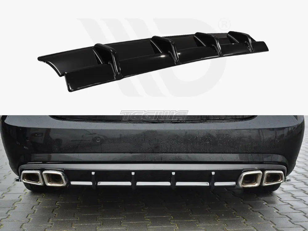 Maxton Design Rear Diffuser Mercedes E-class 212 63 AMG 09-12