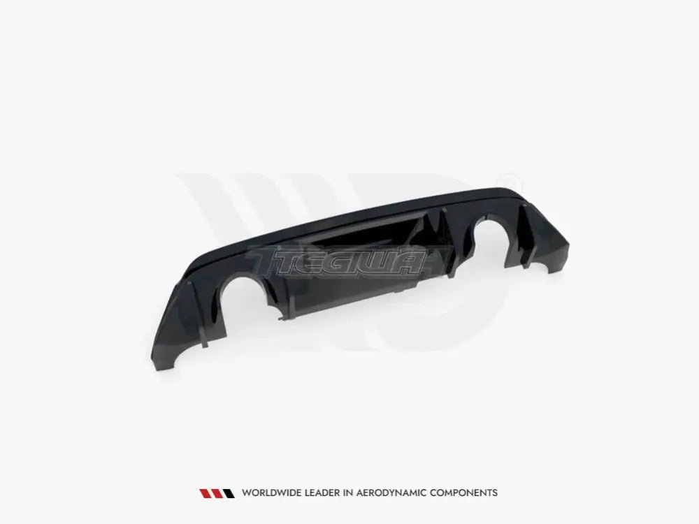 Maxton Design Rear Diffuser + Milltek Gpf opf BACK Exhaust System - Ford Fiesta MK8 ST and MK8.5 ST 18-22