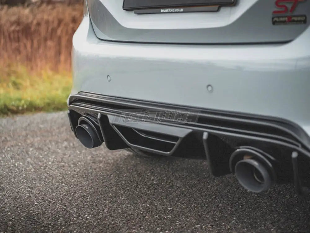 Maxton Design Rear Diffuser + Milltek Gpf opf BACK Exhaust System - Ford Fiesta MK8 ST and MK8.5 ST 18-22