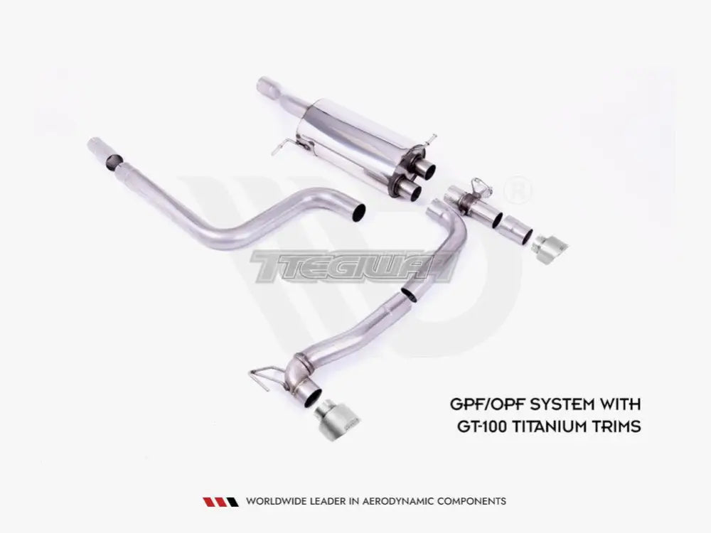 Maxton Design Rear Diffuser + Milltek Gpf opf BACK Exhaust System - Ford Fiesta MK8 ST and MK8.5 ST 18-22