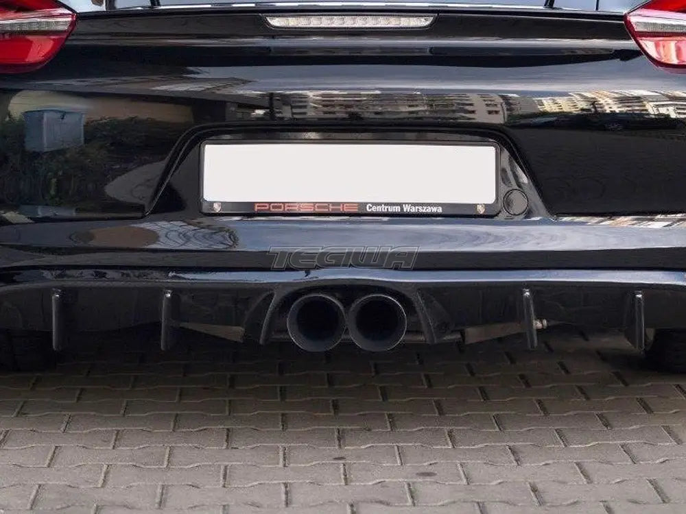 Maxton Design Rear Diffuser Porsche Cayman MK2 981C 2013-