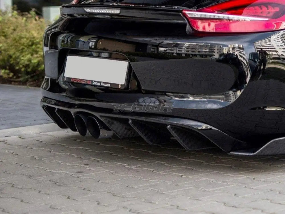 Maxton Design Rear Diffuser Porsche Cayman MK2 981C 2013-