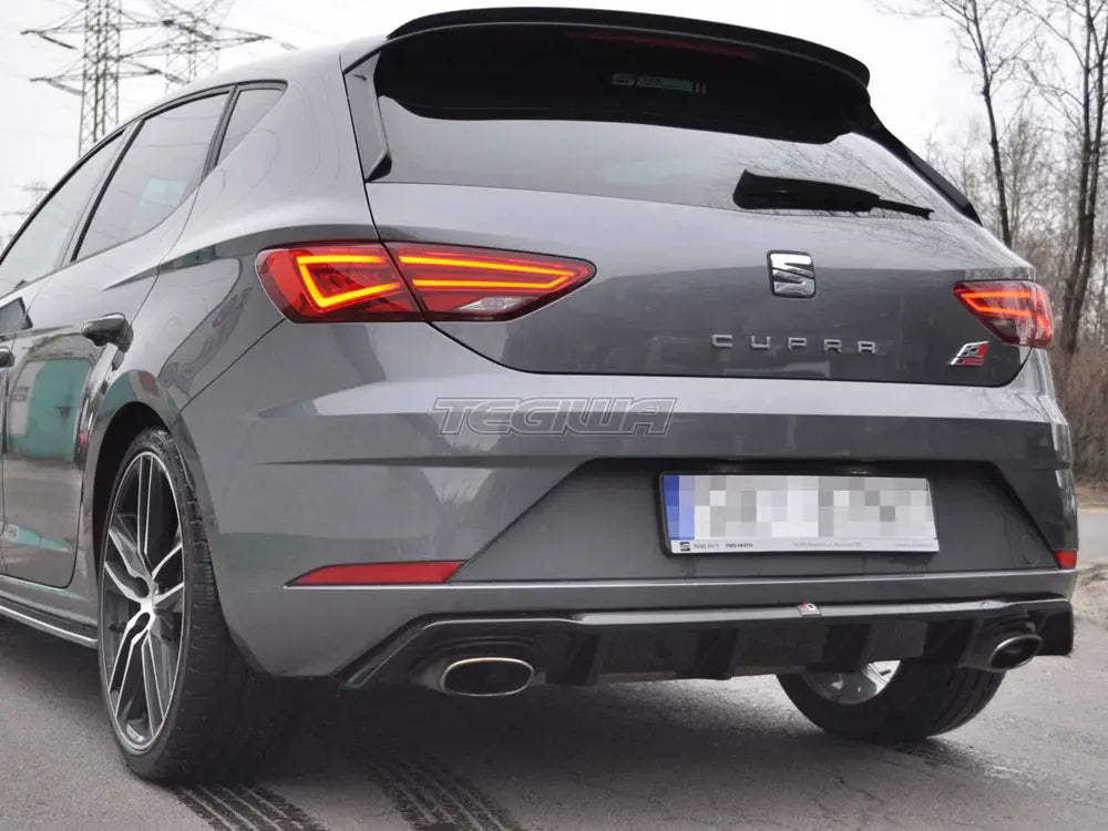 Maxton Design Rear Diffuser Seat Leon MK3 Cupra Facelift 2017-UP