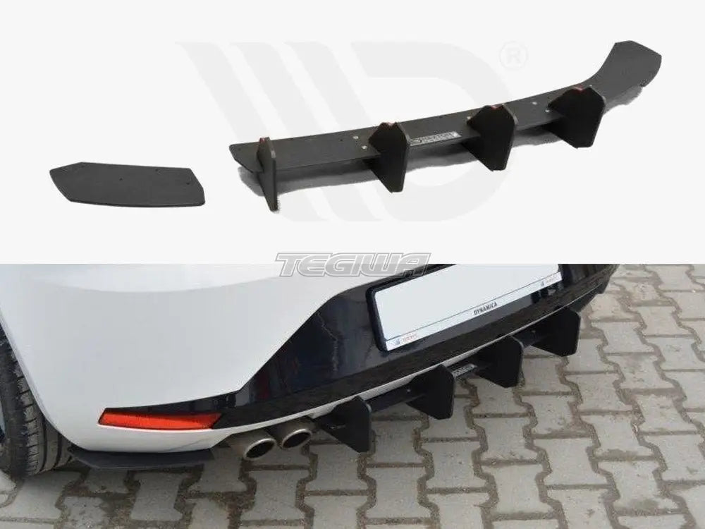 Maxton Design Rear Diffuser Seat Leon MK3 FR Hatchback 12-16