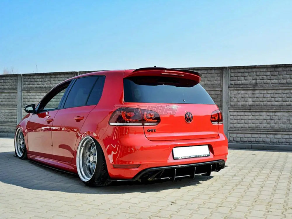 Maxton Design Rear Diffuser & Rear Side Splitters Volkswagen Golf MK6 GTI 35TH