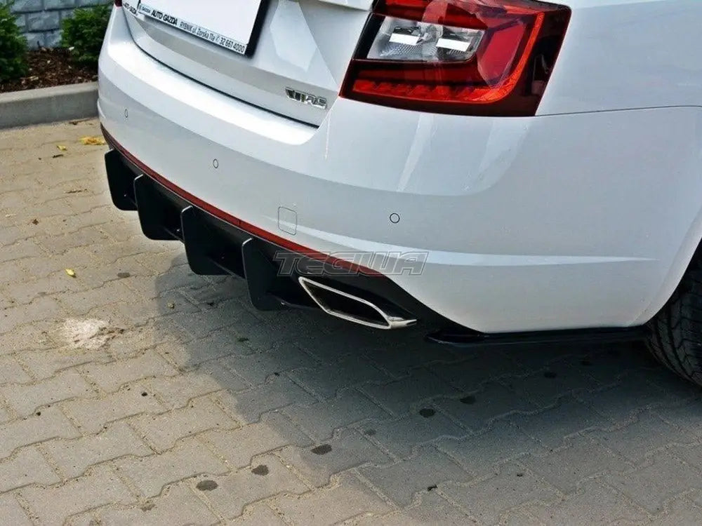 Maxton Design Rear Diffuser Skoda Octavia VRS MK3.5 Hatchback Estate