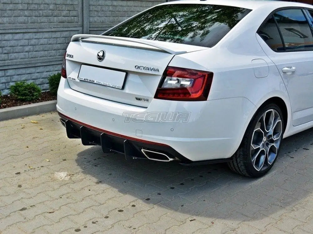 Maxton Design Rear Diffuser Skoda Octavia VRS MK3.5 Hatchback Estate