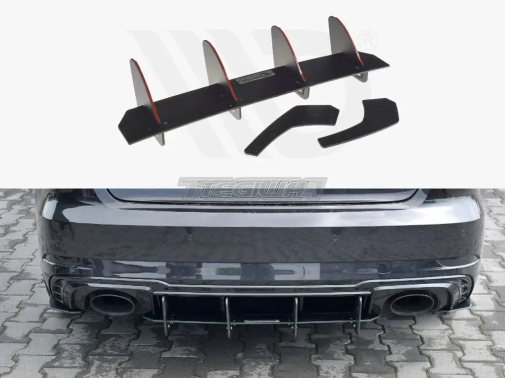 Maxton Design Rear Diffuser V.1 Audi RS3 8V Facelift Sportback 2017-20