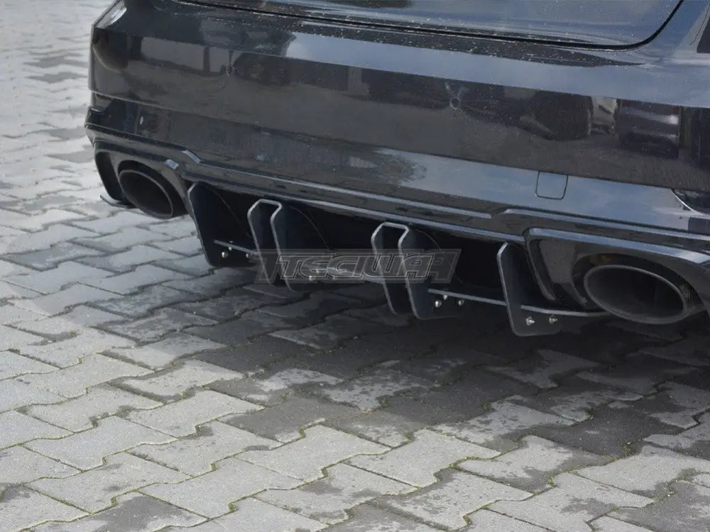 Maxton Design Rear Diffuser V.2 Audi RS3 8V FL Sportback