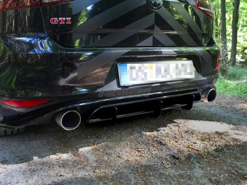 Maxton Design Rear Diffuser Volkswagen Golf MK7 GTI Clubsport 16-17