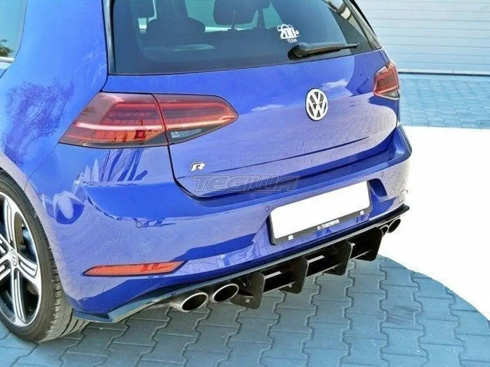 Maxton Design Rear Diffuser Volkswagen Golf R 7.5 2017-19