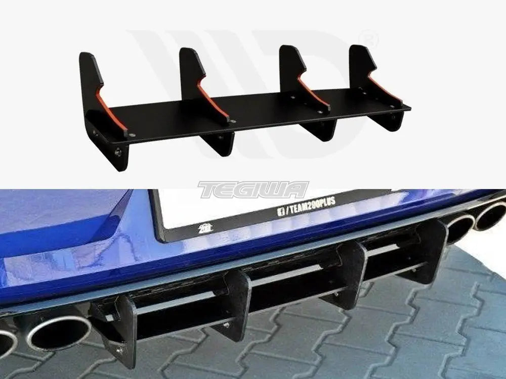 Maxton Design Rear Diffuser Volkswagen Golf R 7.5 2017-19