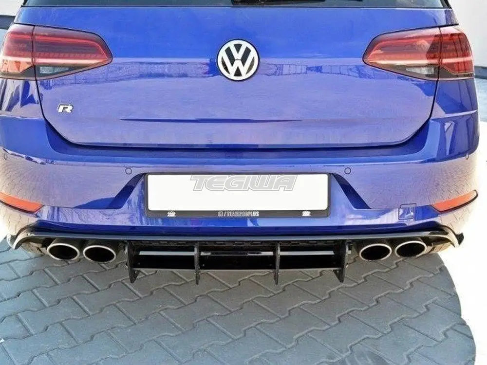 Maxton Design Rear Diffuser Volkswagen Golf R 7.5 2017-19