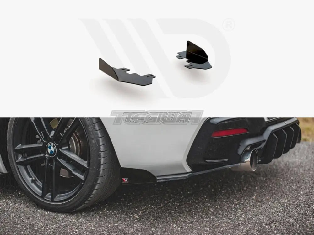 Maxton Design Rear Side Flaps BMW 1-Series F20 M-pack Facelift M140I 15-19