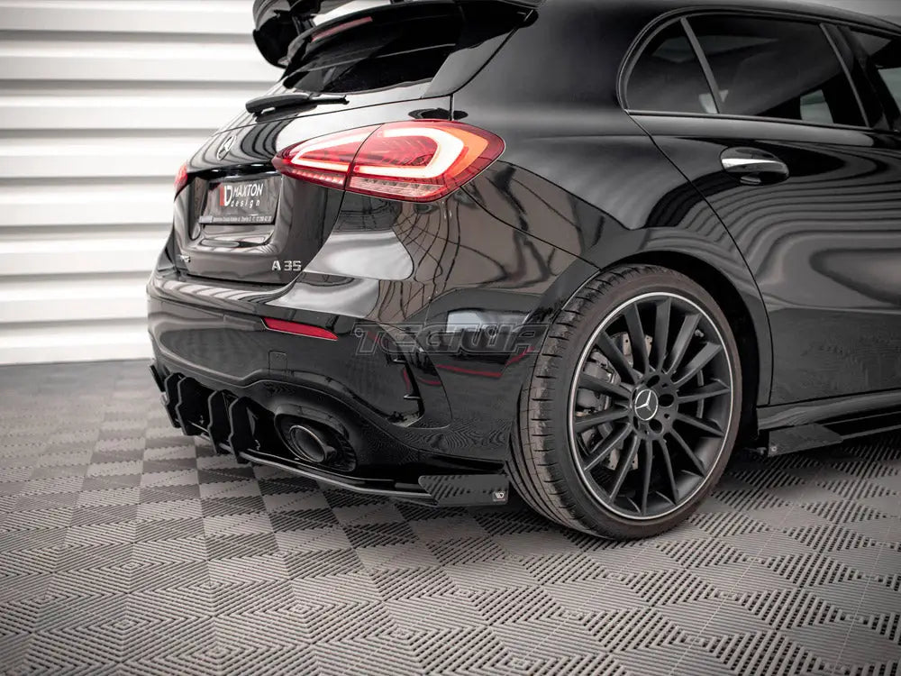 Maxton Design Rear Side Flaps Mercedes A35 AMG Hatchback Aero Pack W177