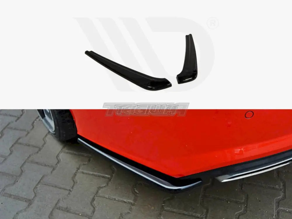 Maxton Design Rear Side Splitters Audi A7 S-line Facelift 14-18