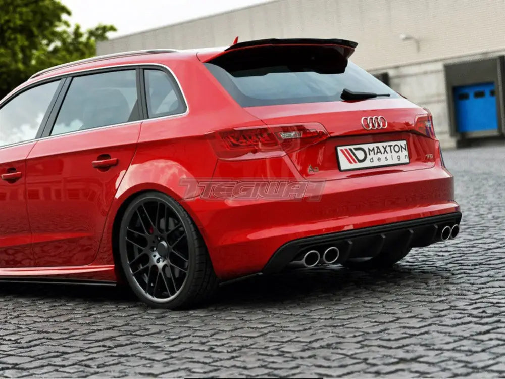 Maxton Design Rear Side Splitters Audi S3 8V Sportback