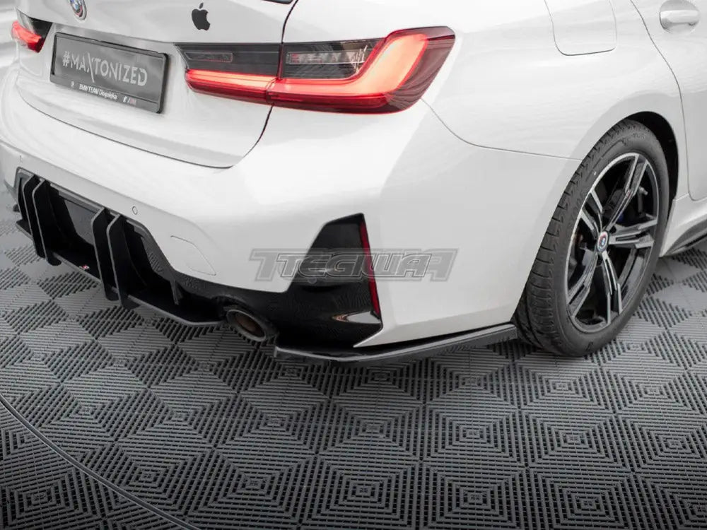 Maxton Design Rear Side Splitters BMW 3-Series M-Pack G20 G21 Facelift