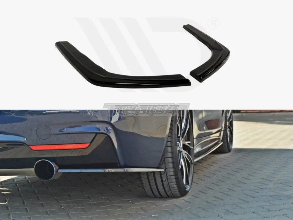 Maxton Design Rear Side Splitters BMW 4-Series F32 M-sport 13-16