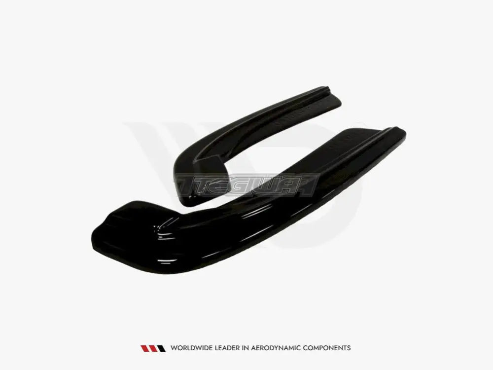 Maxton Design Rear Side Splitters BMW 5-Series F11 M-pack Fits TWO Single Exhaust Ends