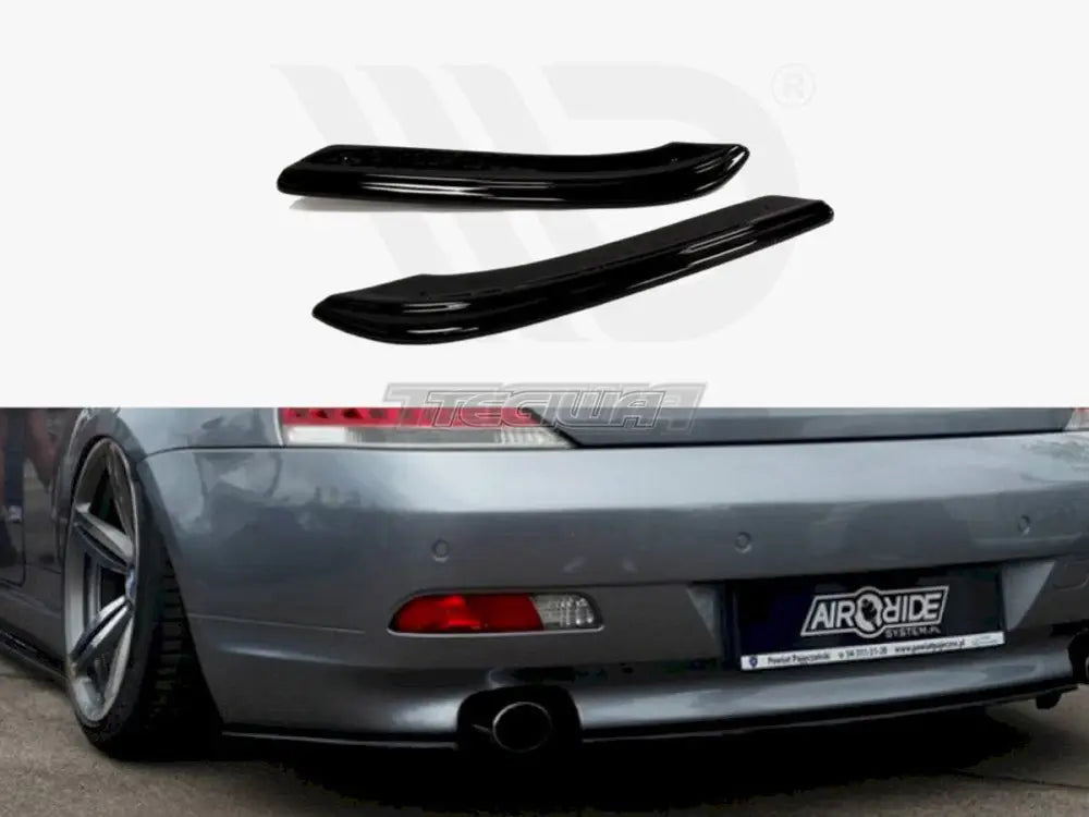 Maxton Design Rear Side Splitters BMW 6-Series E63 E64 Preface Model