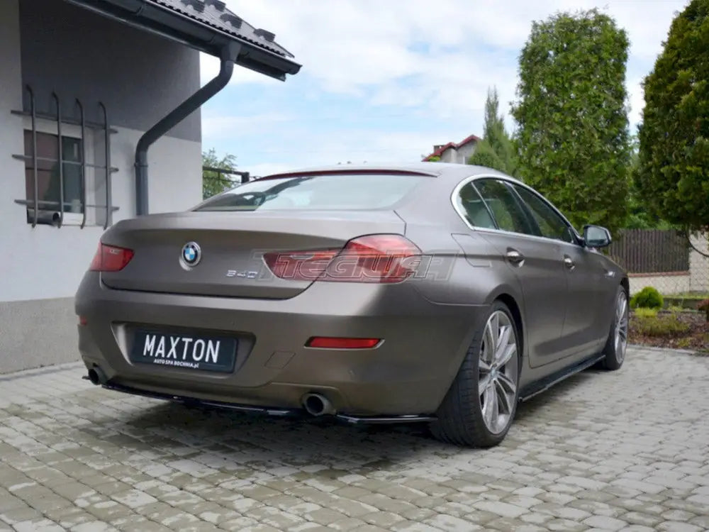 Maxton Design Rear Side Splitters BMW 6-Series Gran Coupe 12-14