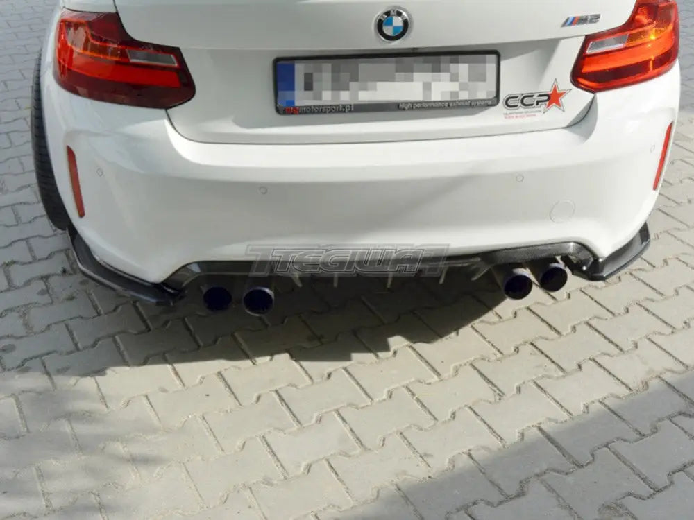 Maxton Design Rear Side Splitters BMW M2 F87 2016-