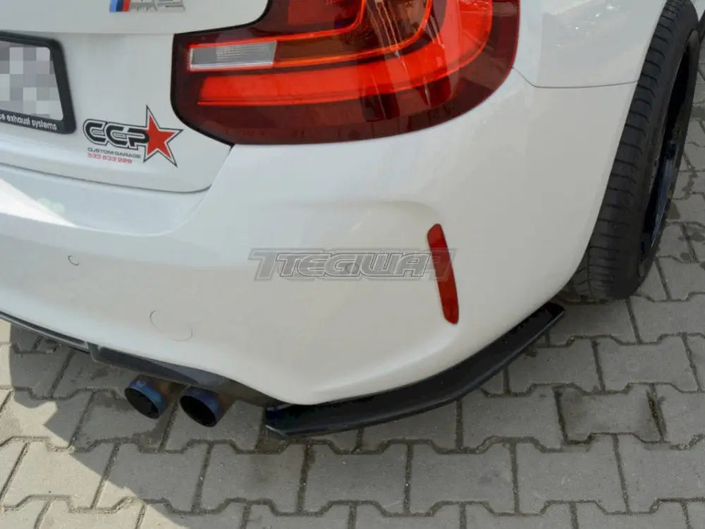 Maxton Design Rear Side Splitters BMW M2 F87 2016-