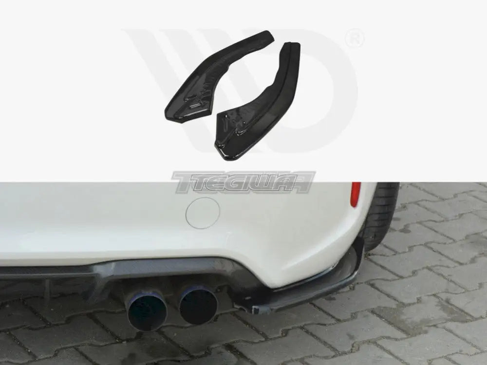 Maxton Design Rear Side Splitters BMW M2 F87 2016-