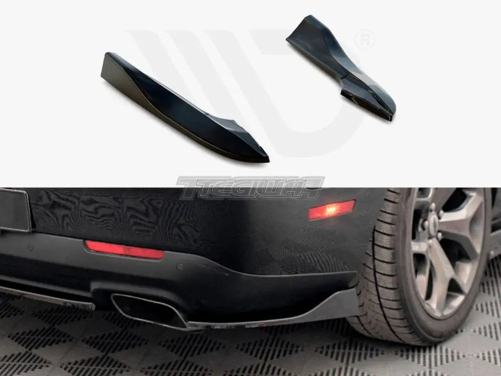 Maxton Design Rear Side Splitters Dodge Challenger RT MK3 Facelift 2014-