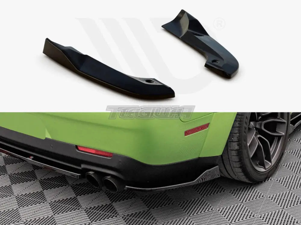 Maxton Design Rear Side Splitters Dodge Challenger SRT Hellcat MK3