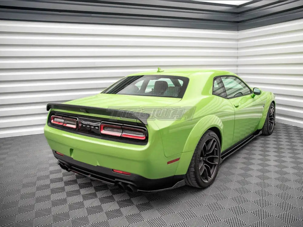 Maxton Design Rear Side Splitters Dodge Challenger SRT Hellcat MK3