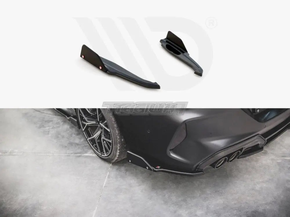 Maxton Design Rear Side Splitters +flaps V1 BMW M8 GRAN Coupe F93 2019-