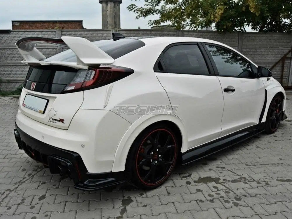 Maxton Design Rear Side Splitters Honda Civic IX Type R 15-17