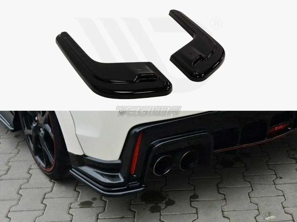 Maxton Design Rear Side Splitters Honda Civic IX Type R 15-17