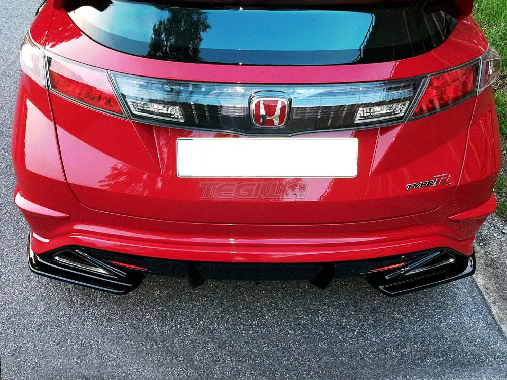 Maxton Design Rear Side Splitters Honda Civic VIII Type-r GP 09-10