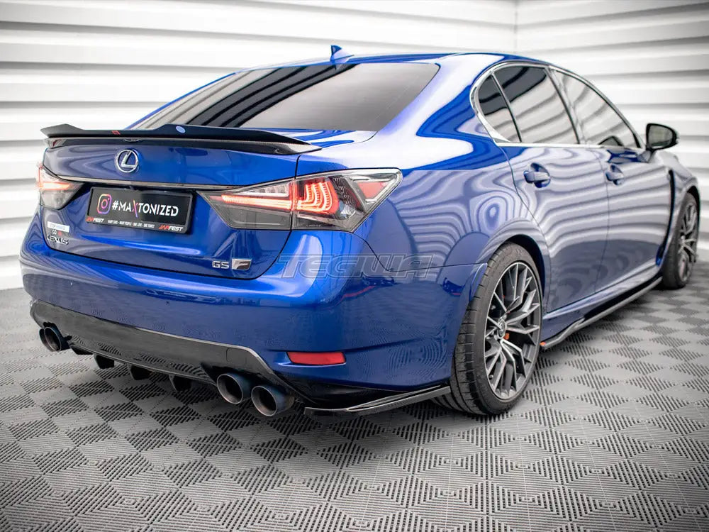 Maxton Design Rear Side Splitters Lexus GS F Mk4 Facelift