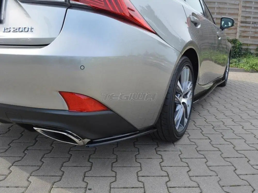 Maxton Design Rear Side Splitters Lexus IS MK3 Facelift T 2016-UP