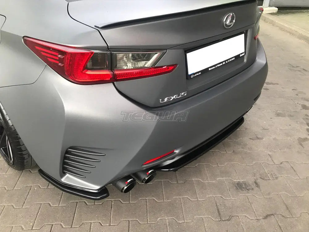 Maxton Design Rear Side Splitters Lexus RC 2014-UP