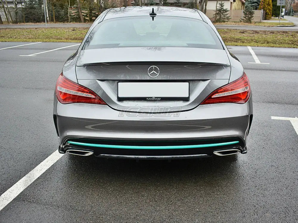 Maxton Design Rear Side Splitters Mercedes-benz CLA C117 Amg-line Facelift 2017-UP