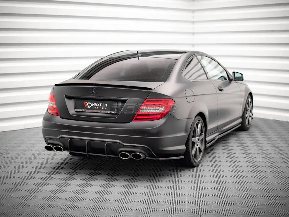 Maxton Design Rear Side Splitters Mercedes C Coupe AMG-Line C204